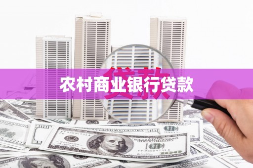 驿城农村商业银行贷款