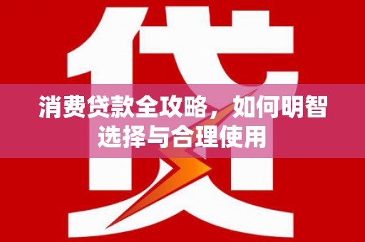 驿城消费贷款全攻略，如何明智选择与合理使用