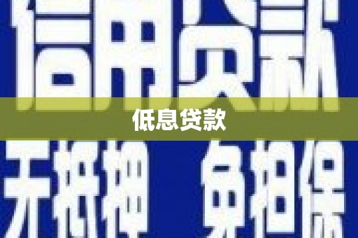 驿城低息贷款