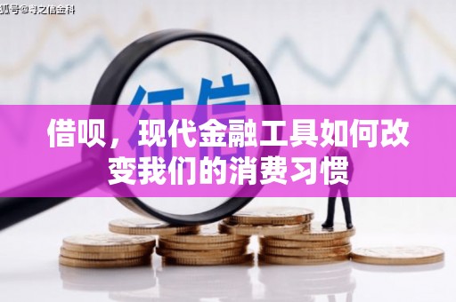 驿城借呗，现代金融工具如何改变我们的消费习惯
