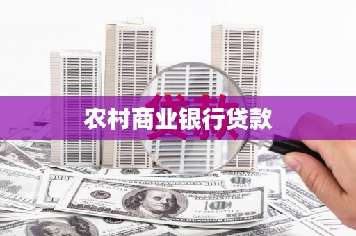 驿城农村商业银行贷款