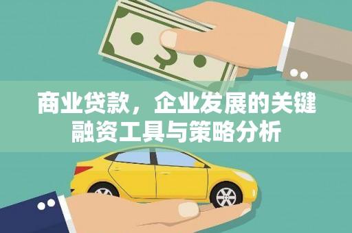 驿城商业贷款，企业发展的关键融资工具与策略分析