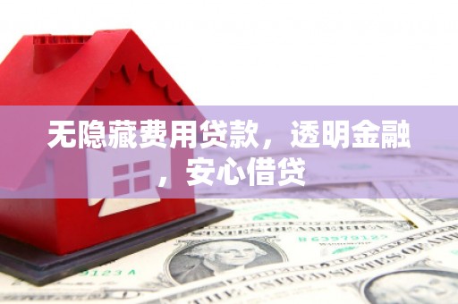 驿城无隐藏费用贷款，透明金融，安心借贷