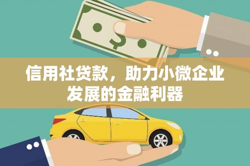驿城信用社贷款，助力小微企业发展的金融利器