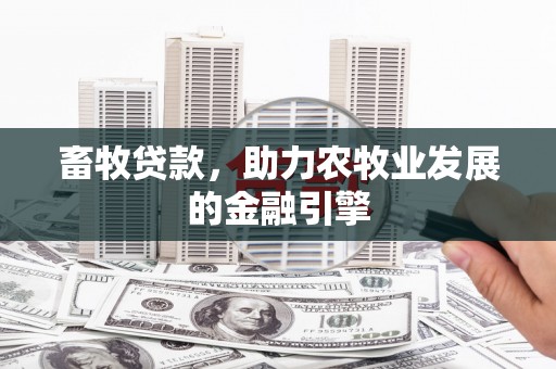 驿城畜牧贷款，助力农牧业发展的金融引擎