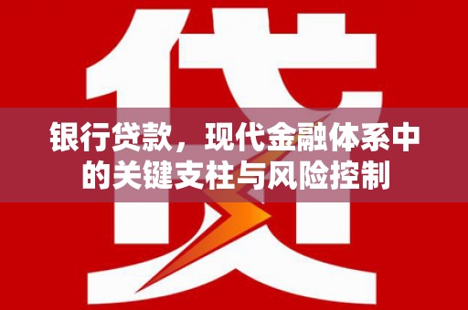 驿城银行贷款，现代金融体系中的关键支柱与风险控制