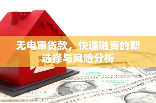 驿城无电审贷款，快速融资的新选择与风险分析