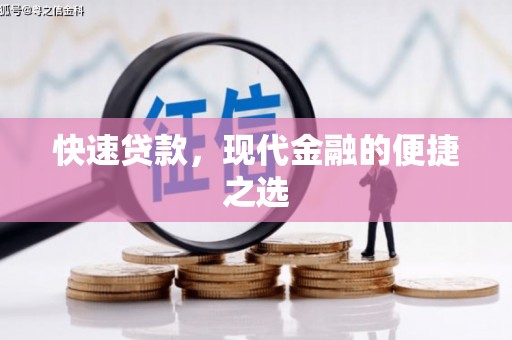 驿城快速贷款，现代金融的便捷之选