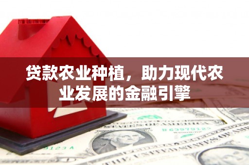 驿城贷款农业种植，助力现代农业发展的金融引擎