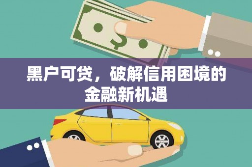 驿城黑户可贷，破解信用困境的金融新机遇