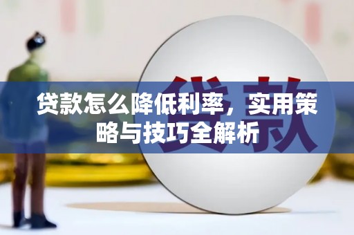 驿城贷款怎么降低利率，实用策略与技巧全解析