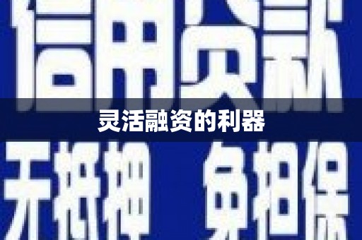 驿城灵活融资的利器