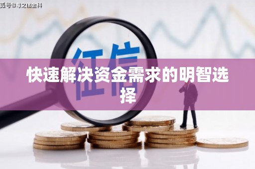 驿城快速解决资金需求的明智选择