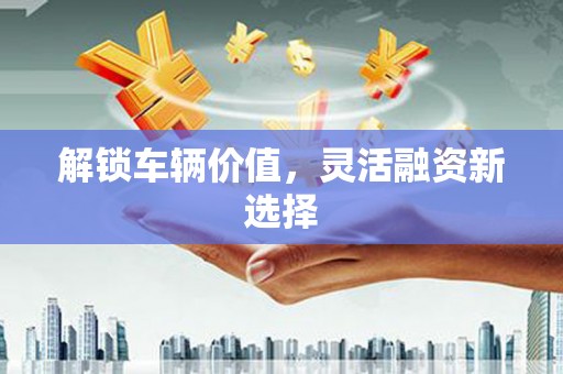 驿城解锁车辆价值，灵活融资新选择