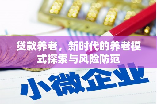 驿城贷款养老，新时代的养老模式探索与风险防范